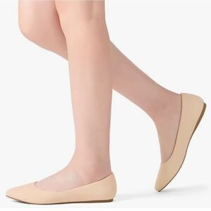 CHARLES ALBERT SUEDE SLIP-ON POINTED TOE WOMEN'S FLAT SHOES